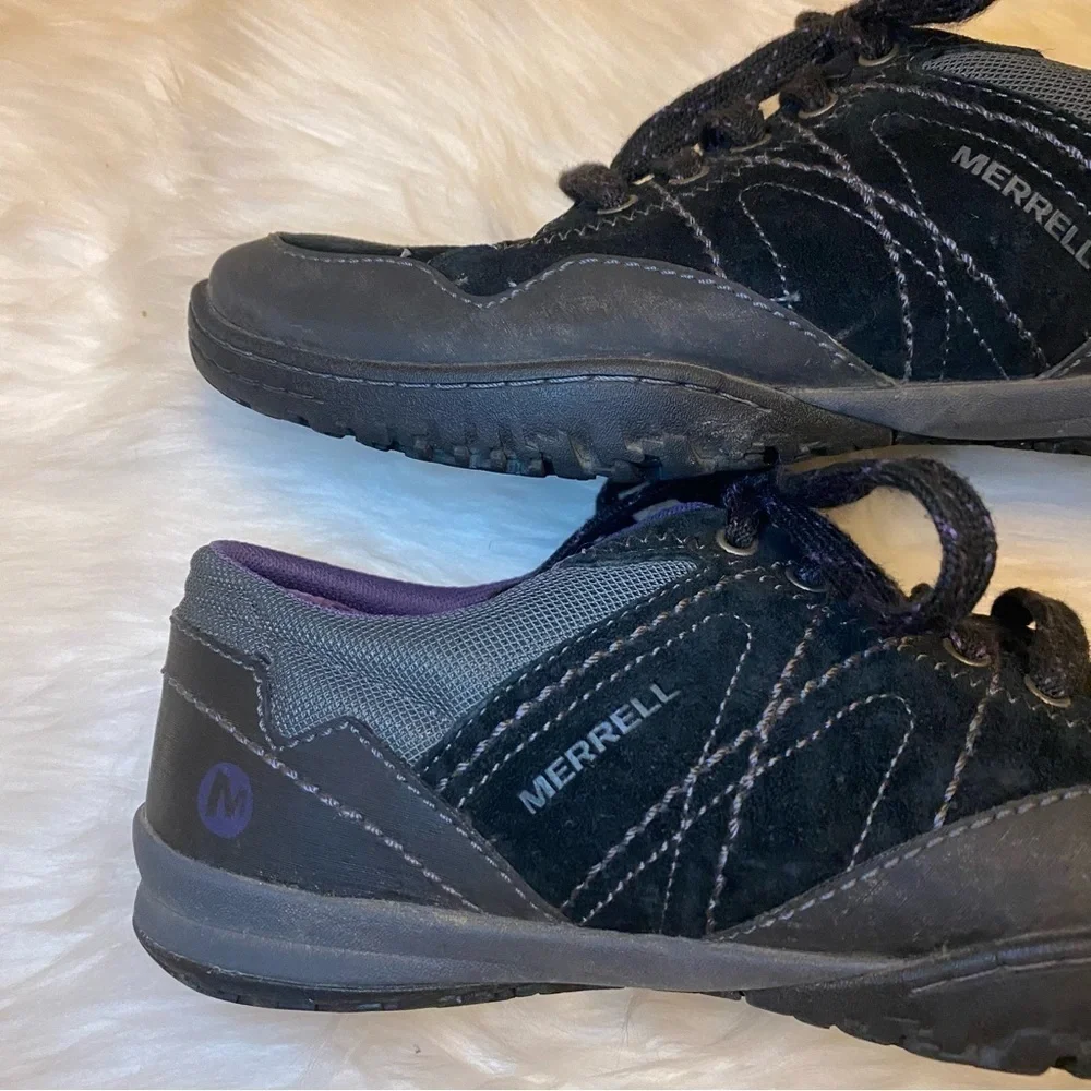 Merrell Black & Purple Sneakers Size 6.5